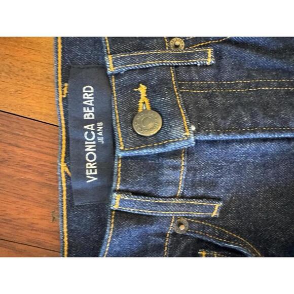 NWT Veronica Beard Sz 24 Dark Indigo Classic Versatile Luxury Alenah MSRP$298 - Picture 2 of 4